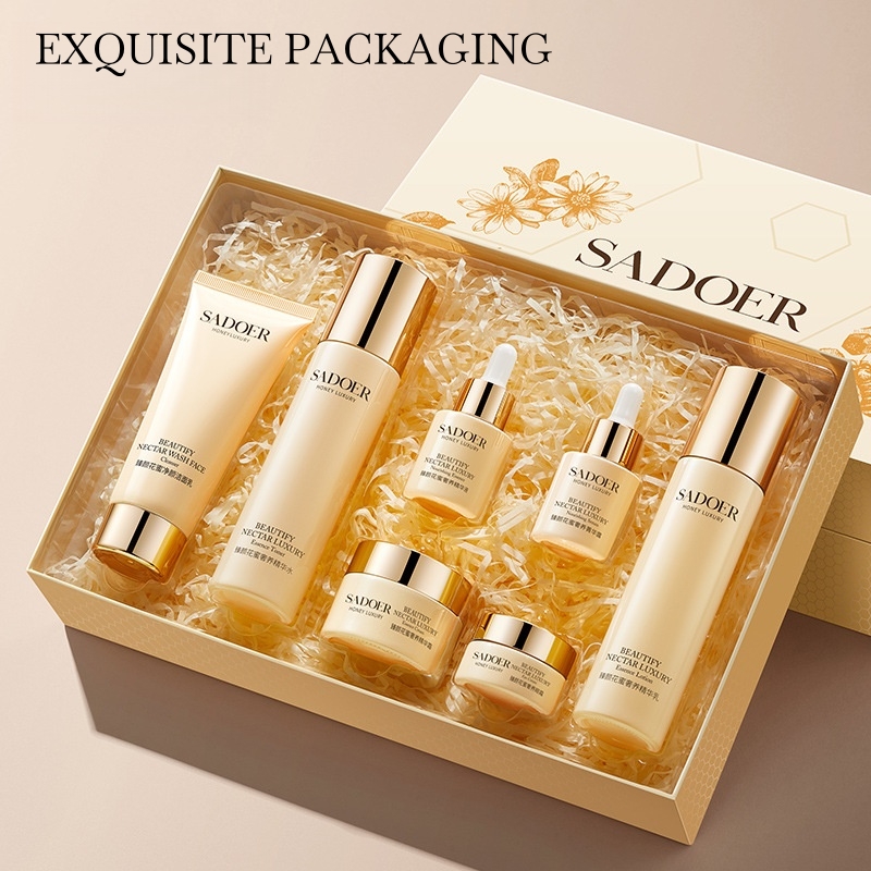 Luxury Skincare Gifts - Zhenyan Flower Honey Luxurious Skincare Seven-Piece