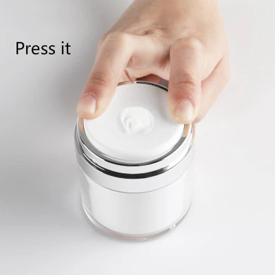 Airless Lotion Empty Acrylic C - Luxury Skincare Cream ulasan dan harga