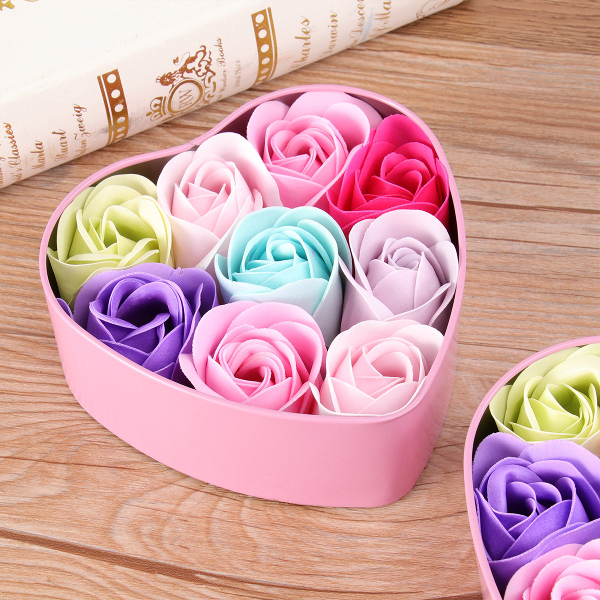 Rose Soap Flower Soap Set in E - Luxury Skincare Gifts ulasan dan harga