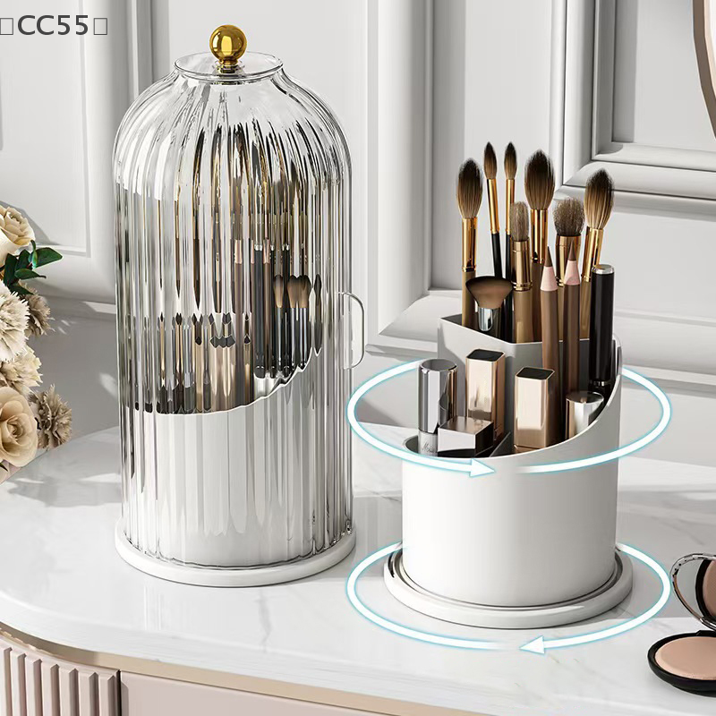 〔CC55〕360° Rotating Makeup Bru - Luxury Skincare And Makeup Brands ulasan dan harga