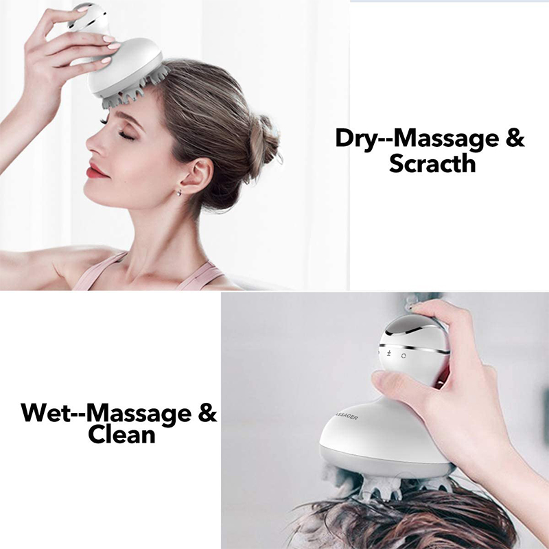 Cordless Scalp Massager with 4 - Epidermal Growth Factor ulasan dan harga