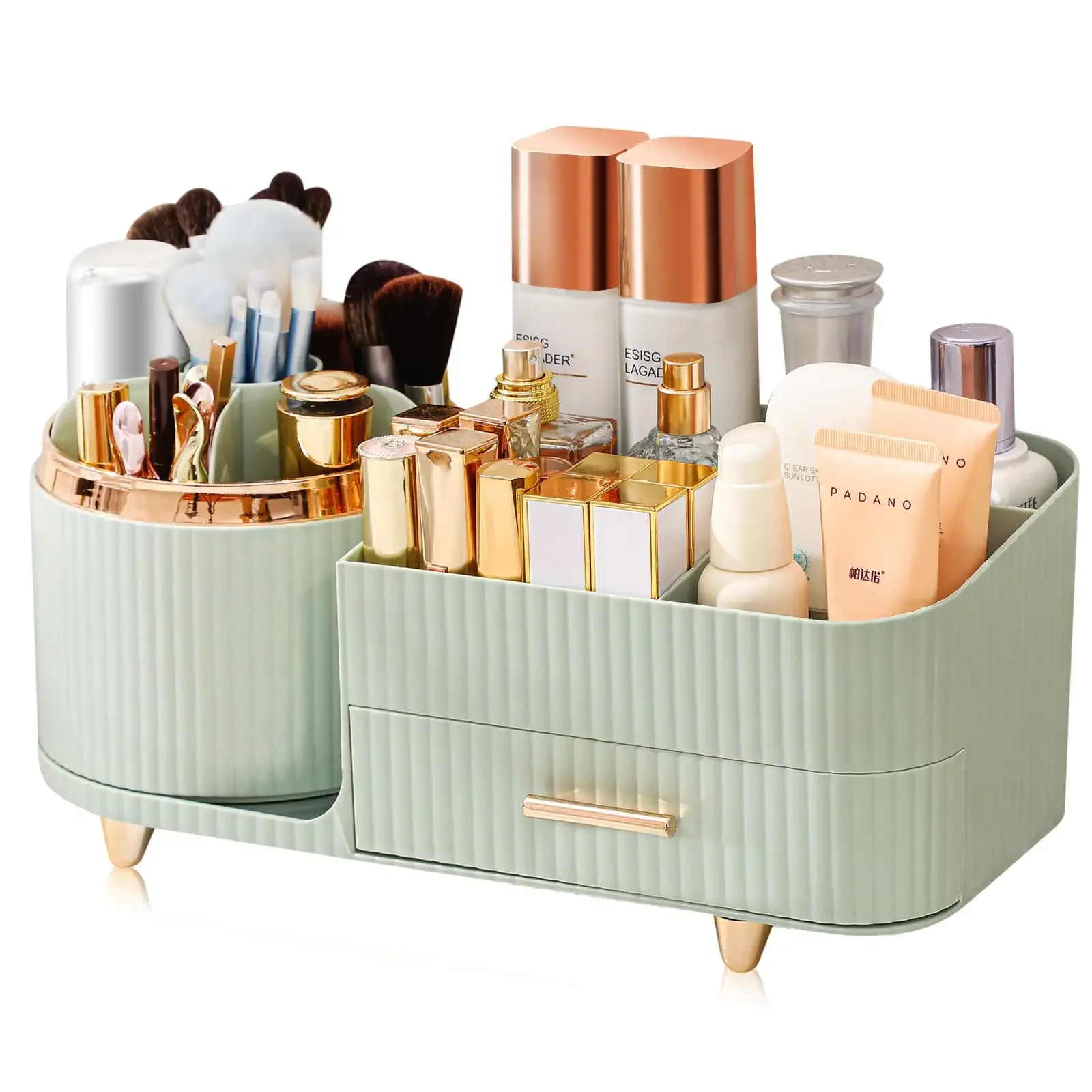 Makeup Brush Holder Large Capa - Luxury Skincare Organizer ulasan dan harga