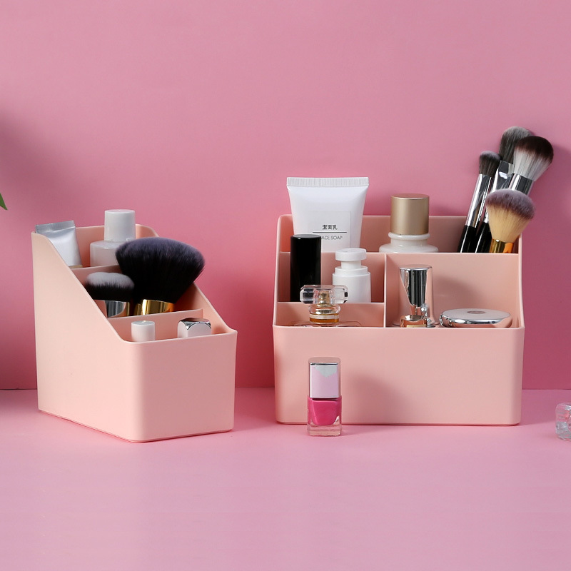 Plastic Desktop Sundries Stora - Luxury Skincare Organizer ulasan dan harga