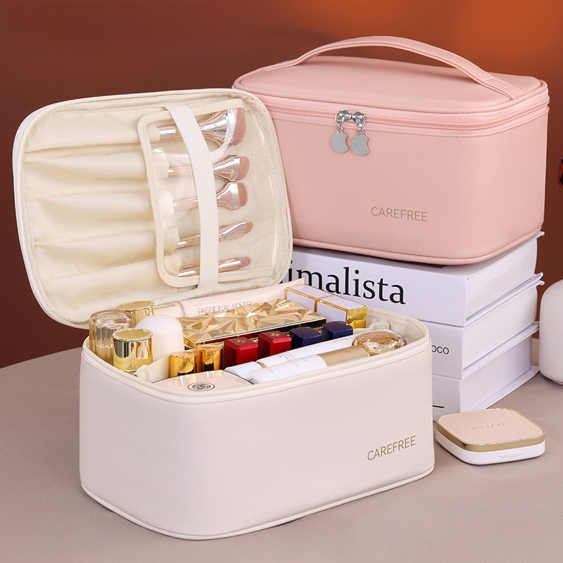 Luxury PU Makeup Bag for Women - Luxury Skincare Organizer ulasan dan harga