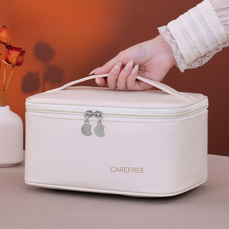 Luxury PU Makeup Bag for Women - Luxury Skincare Organizer ulasan dan harga