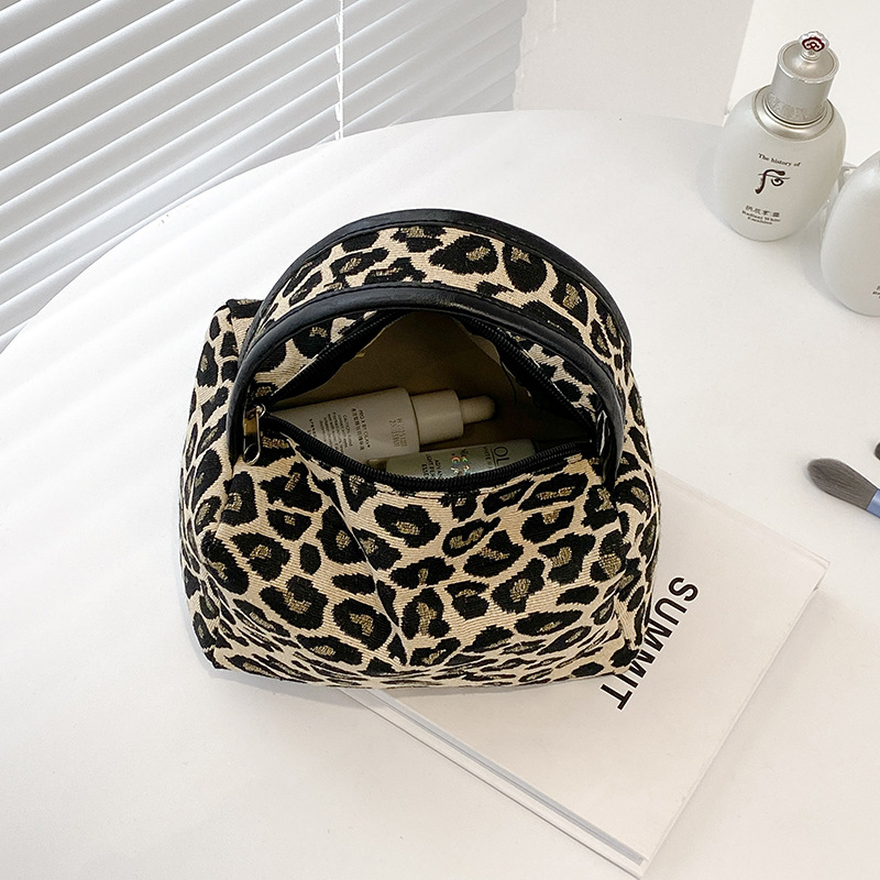 Leopard Makeup Bag Luxury  Lar - Luxury Skincare Organizer ulasan dan harga