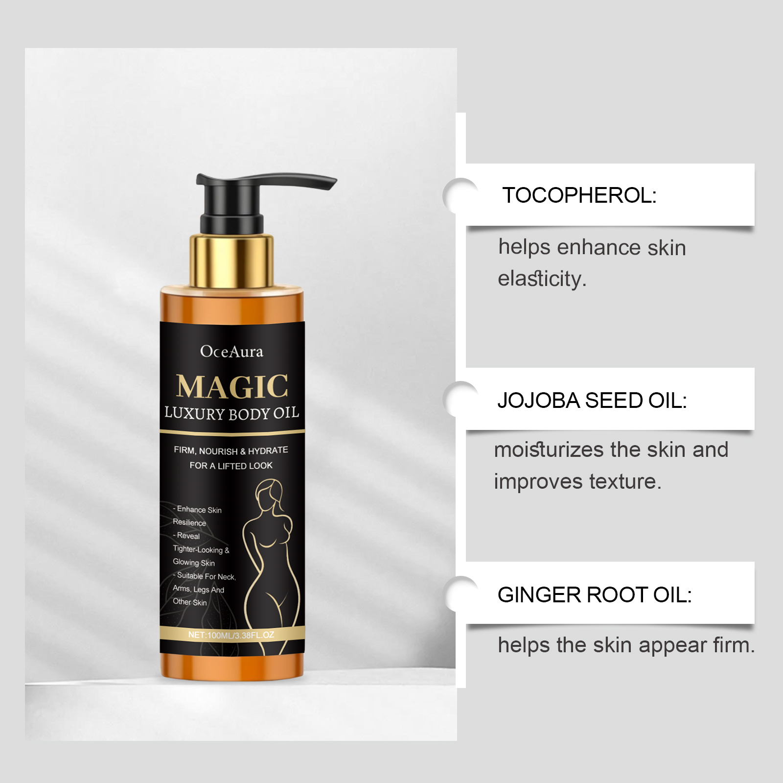 Luxury  Firming Body Oil Lifti - Luxury Skincare Essence ulasan dan harga