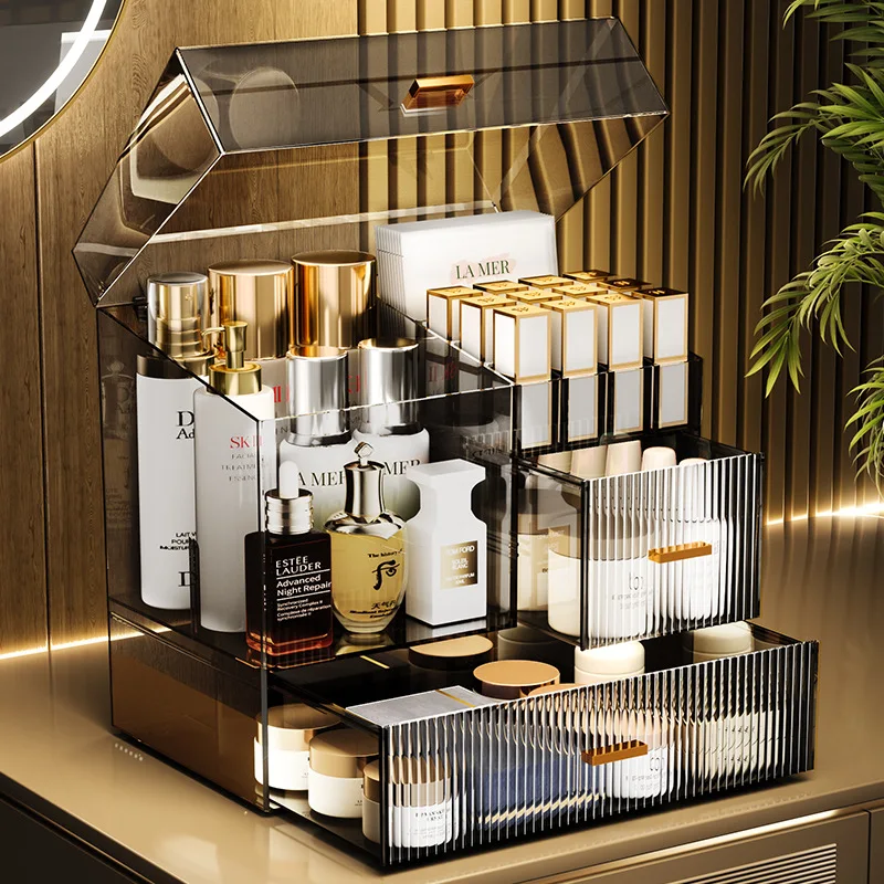 32x32x20cm Acrylic Luxury Cosm - Luxury Skincare Gift Box ulasan dan harga