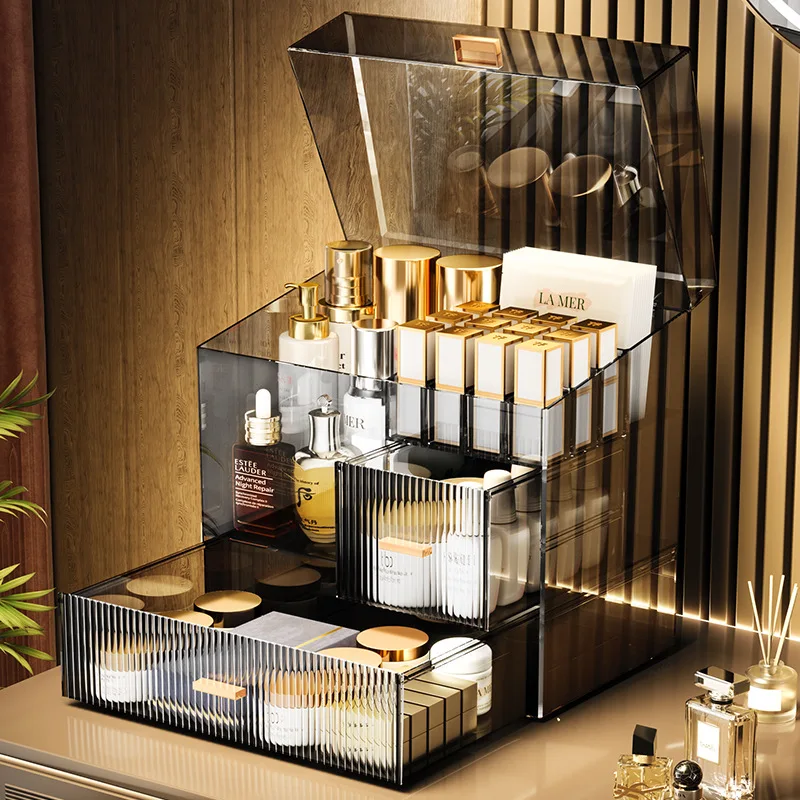 32x32x20cm Acrylic Luxury Cosm - Luxury Skincare Gift Box ulasan dan harga