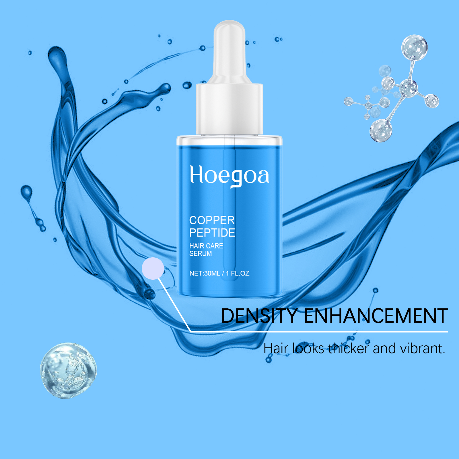 Copper Peptide Hair Serum 30ml - Epidermal Growth Factor ulasan dan harga